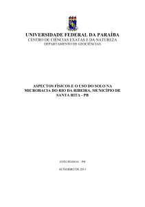 Aspectos físicos e o uso do solo na microbacia do Rio