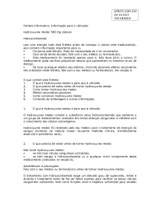 APROVADO EM 09-10-2015 INFARMED Folheto informativo