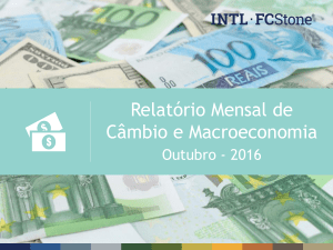 Relatório Mensal de Câmbio e Macroeconomia