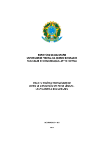 ministério de educação universidade federal da grande dourados