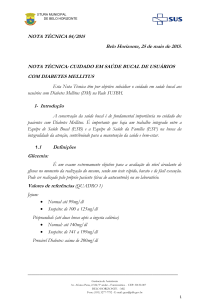 NOTA TÉCNICA 04/2015 Belo Horizonte, 25 de maio de 2015