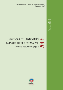 volume ii - SEED - Estado do Paraná