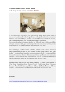 Memmo Alfama integra Design Hotels 12 de Março de 2013 às 15