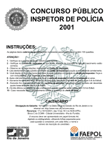 concurso público inspetor de polícia 2001