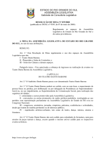 Resolução de Mesa nº 835/2008 - Assembleia Legislativa do Rio