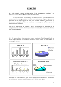 Prova 1 do Vestibular UFMS 1999