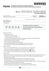 Conhecimentos Gerais Conhecimentos Específicos