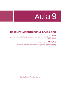 desenvolvimento rural brasileiro