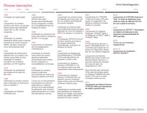 Nossas inovações - Ortho Clinical Diagnostics
