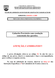 atenção, candidatos!!!