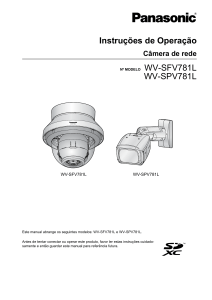 Instru&ccedil;&otilde;es de Opera&ccedil;&atilde;o WV-SPV781L - cs.psn