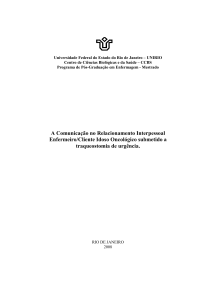A comunicação no relacionamento interpessoal