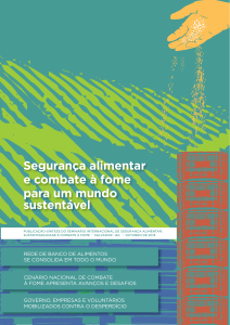 Segurança alimentar e combate à fome para um mundo sustentável