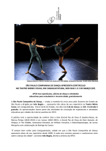 íntegra em pdf São Paulo Companhia de Dança apresenta obras