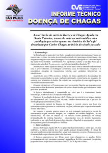 Informe Técnico de Doença de Chagas do CVE