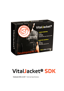 VitalJacket SDK v1.0.07 – Technical Specifications
