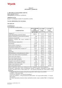 Materna® polivitamínico e poliminerais I