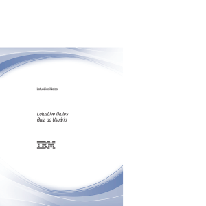 LotusLive iNotes: LotusLive iNotes Guia do Usu&aacute;rio