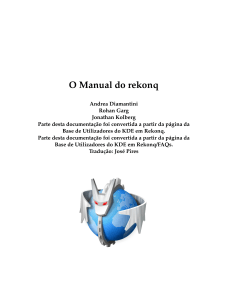 O Manual do rekonq - KDE Documentation