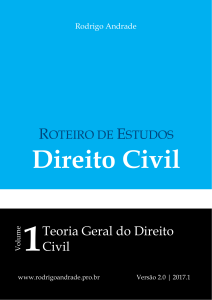 Roteiro de Estudos de Direito Civil