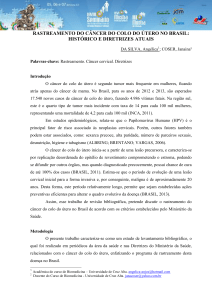 rastreamento do câncer do colo do útero no brasil histórico