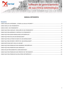 MANUAL ORTODONTIA Sumário