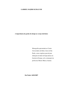 GABRIEL DAIJIRO KURAUCHI A importância da gestão do design