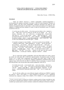 “AÍ ELA FOI NA DELEGACIA” / “AÍ ELE FOI E DISSE”