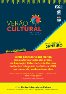 janeiro - Fundação Catarinense de Cultura