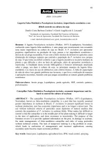 Tabela 1: Desempenho produtivo de larvas de