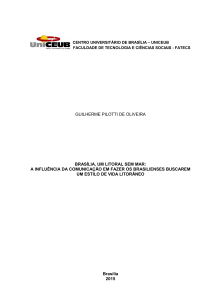 guilherme pilotti de oliveira brasília, um litoral sem mar