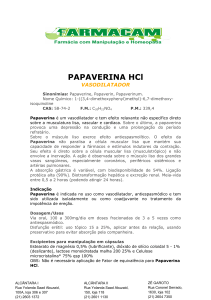 Papaverina HCL