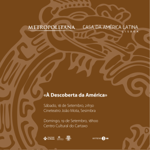 À Descoberta da América - Orquestra Metropolitana de Lisboa
