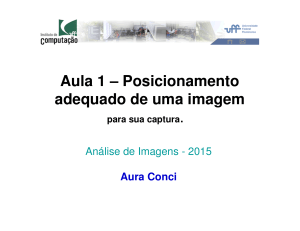 Aula 1 – Posicionamento adequado de uma imagem