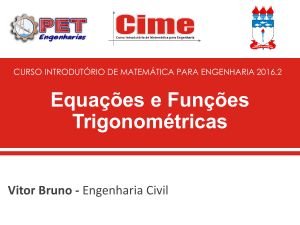 Equações e Funções Trigonométricas