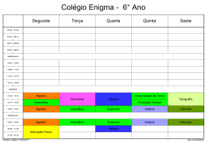 Colégio Enigma - 6° Ano