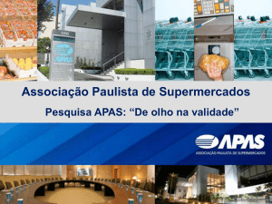 Resultados da Pesquisa - Associação Paulista de Supermercados