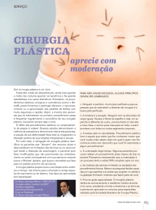 Cirurgia Plástica aprecie com moderação Revista Circuito
