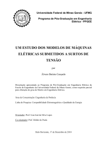 um estudo dos modelos de máquinas elétricas - PPGEE