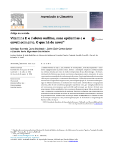 Vitamina D e diabetes mellitus, suas epidemias e o - Arca