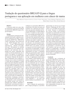 Tradução do questionário BREAST-Q para a língua portuguesa e