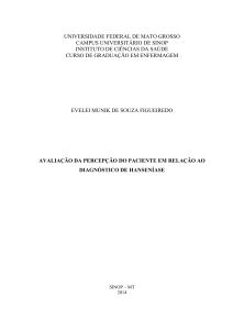 avaliação da percepção do paciente em relação ao