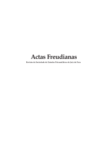 Revista Actas Freudianas 2 - SEP-JF/EBEP-JF