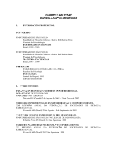 curriculum vitae - Docentes - Universidad Nacional de Colombia