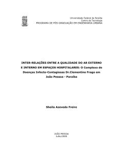 INTER-RELAÇÕES ENTRE A QUALIDADE DO AR - TEDE