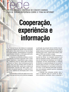 Cooperação, experiência e informação