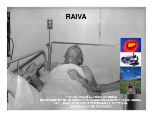 raiva - Laboratório de Epidemiologia e Bioestatística