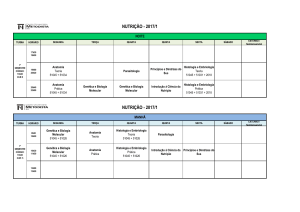 nutrição - 2017/1 nutrição - 2017/1