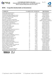 B356 Geografia (bacharelado ou licenciatura)