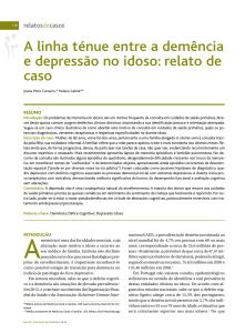 A linha ténue entre a demência e depressão no idoso: relato de caso